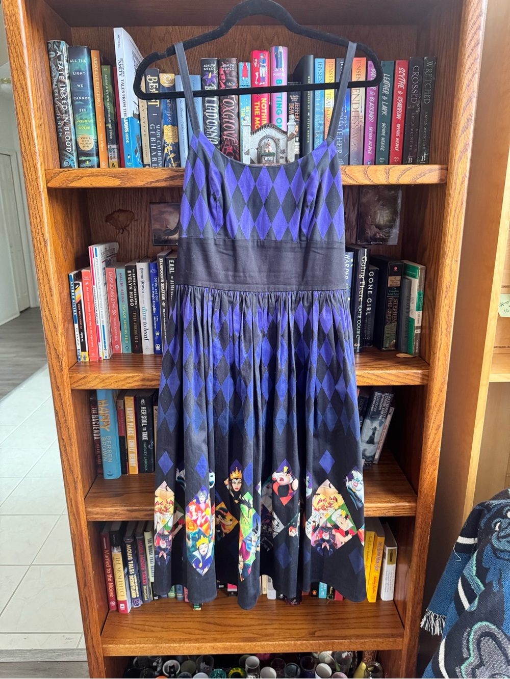 Disney Purple Villains Print Pinup Dress